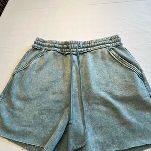 Zenana Outfitters Blue Athletic Shorts High-Performance Design